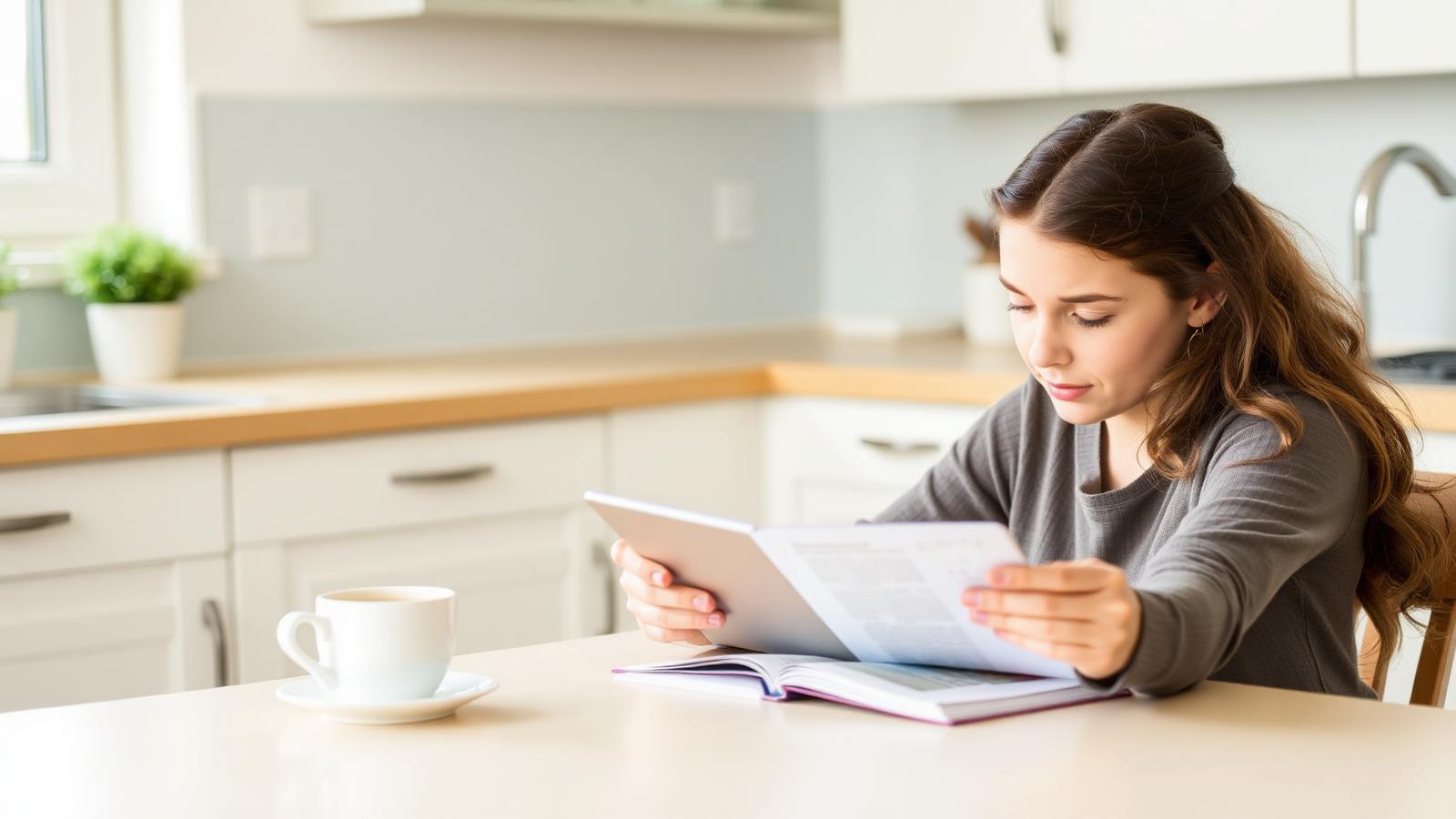 Reading a homecare guide